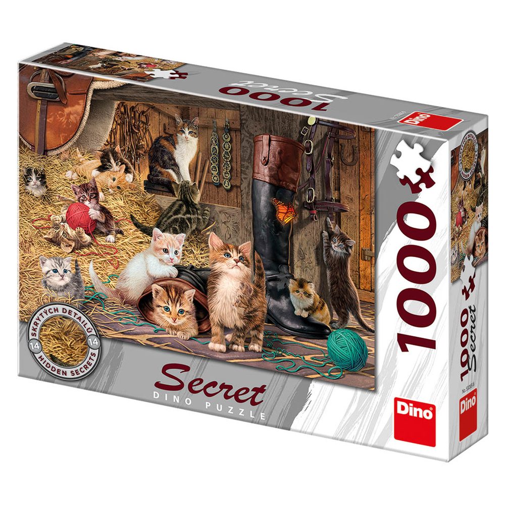 Levně Dino Kočičky 1000D secret collection