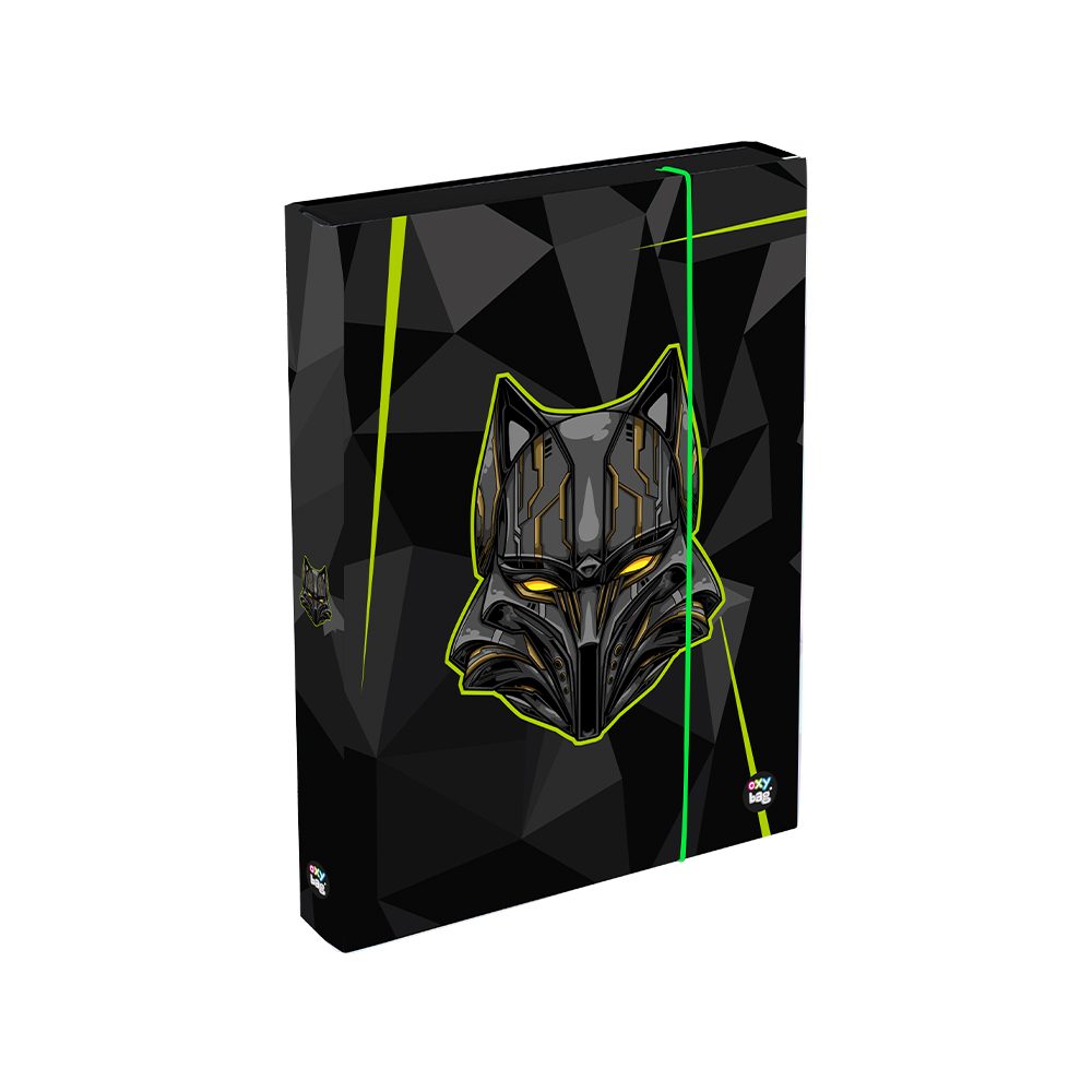 Levně Oxybag Box na sešity A4 Jumbo OXY Sherpy Wolf