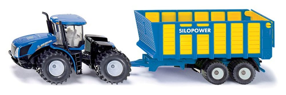 Levně SIKU Farmer - Traktor New Holland s přívěsem Joskin, 1:50