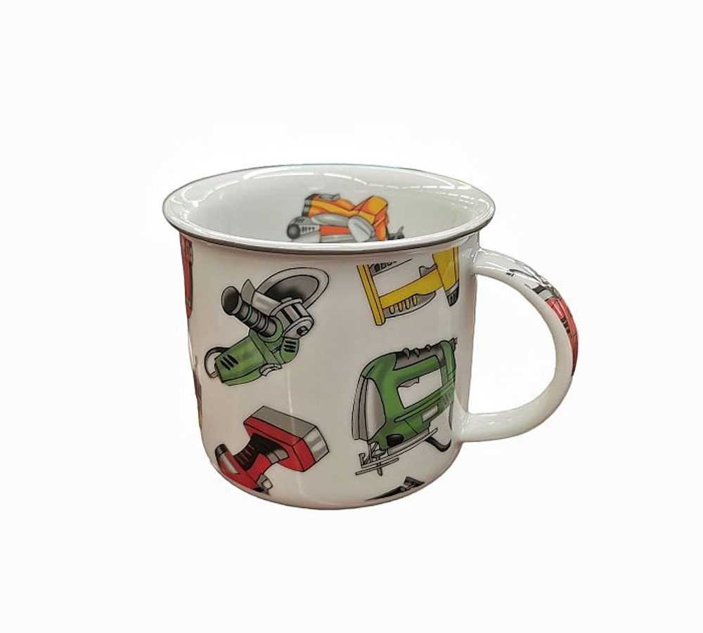 Levně hrnek 380ml TINA - NÁŘADÍ DF, čes.porcelán