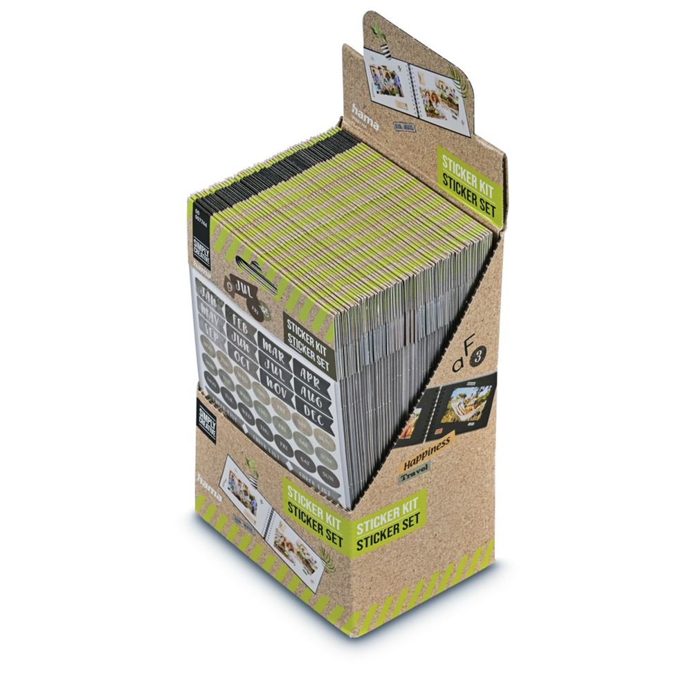 Levně Hama samolepky pro kreativní tvorbu II, různé motivy, balení 54 setů (cena je uvedená za 1 set)