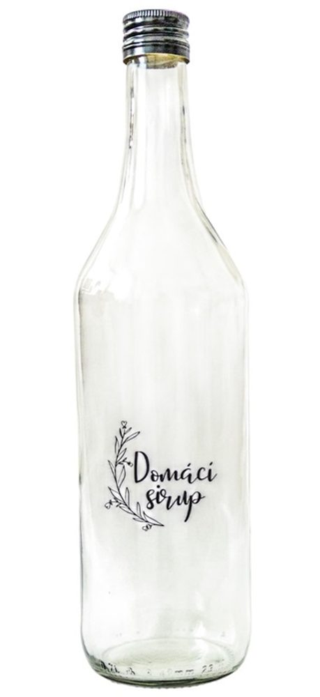 Levně láhev 0,7l DOMÁCÍ SIRUP, 3ks, vč.zátk šroub Al, sklo