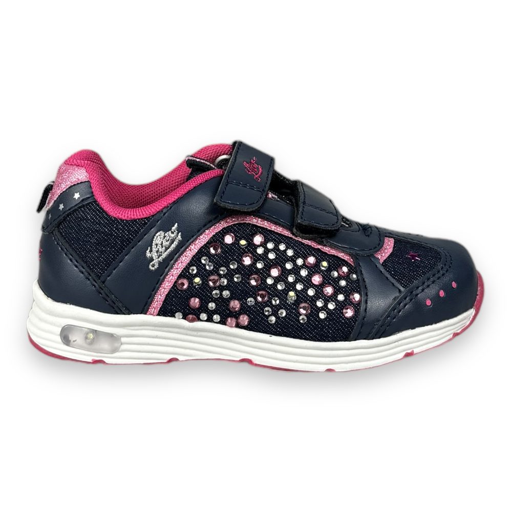 Levně LICO Dětské tenisky s LED blikačkou - Marine/pink - 24