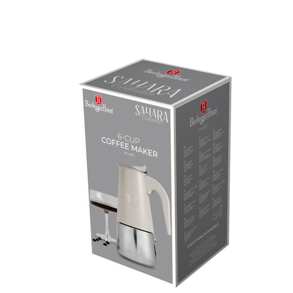 BERLINGERHAUS Kávovar 6 šálků indukční Sahara Collection BH-8911