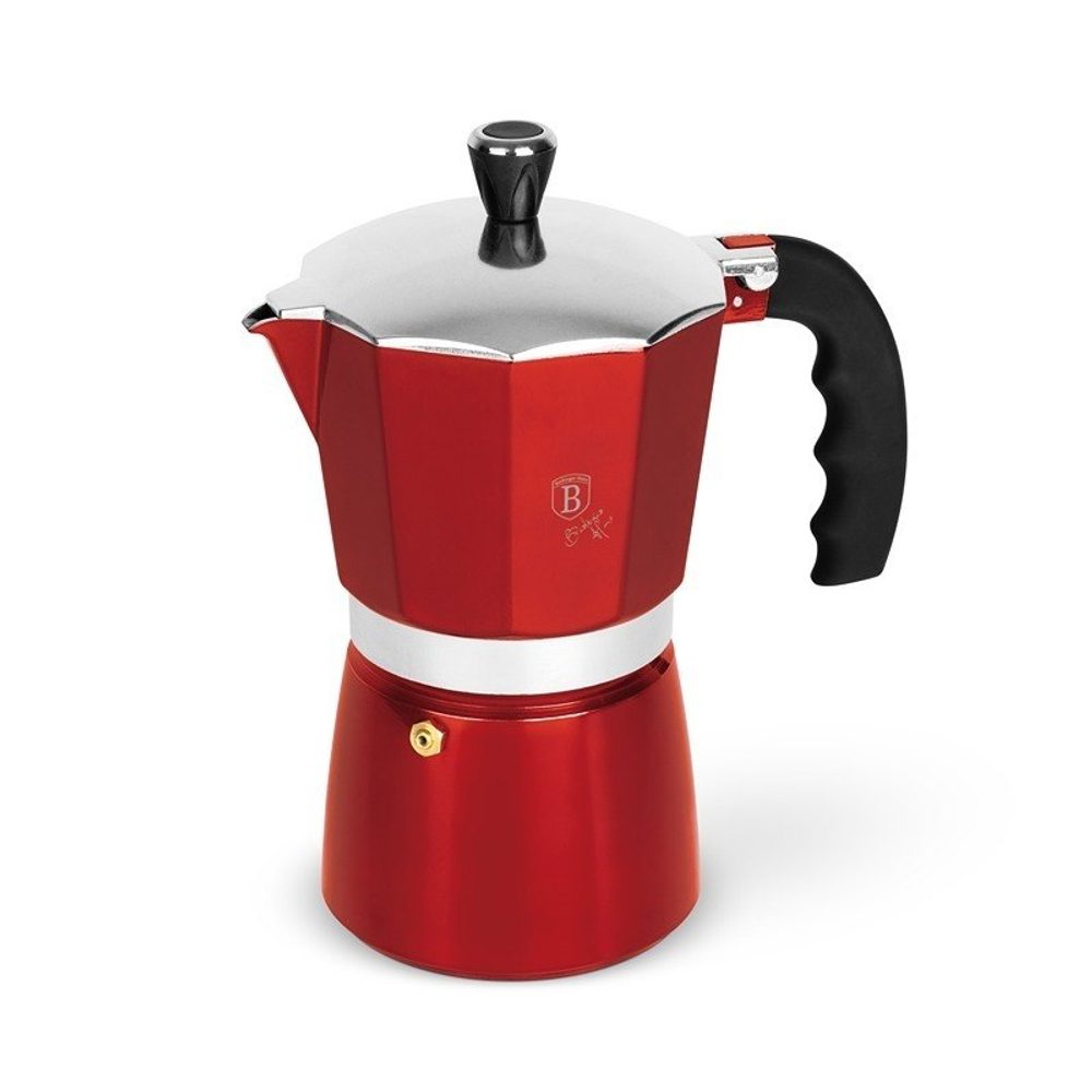 Levně BERLINGERHAUS Konvice na espresso 9 šálků Burgundy Metallic Line BH-8583