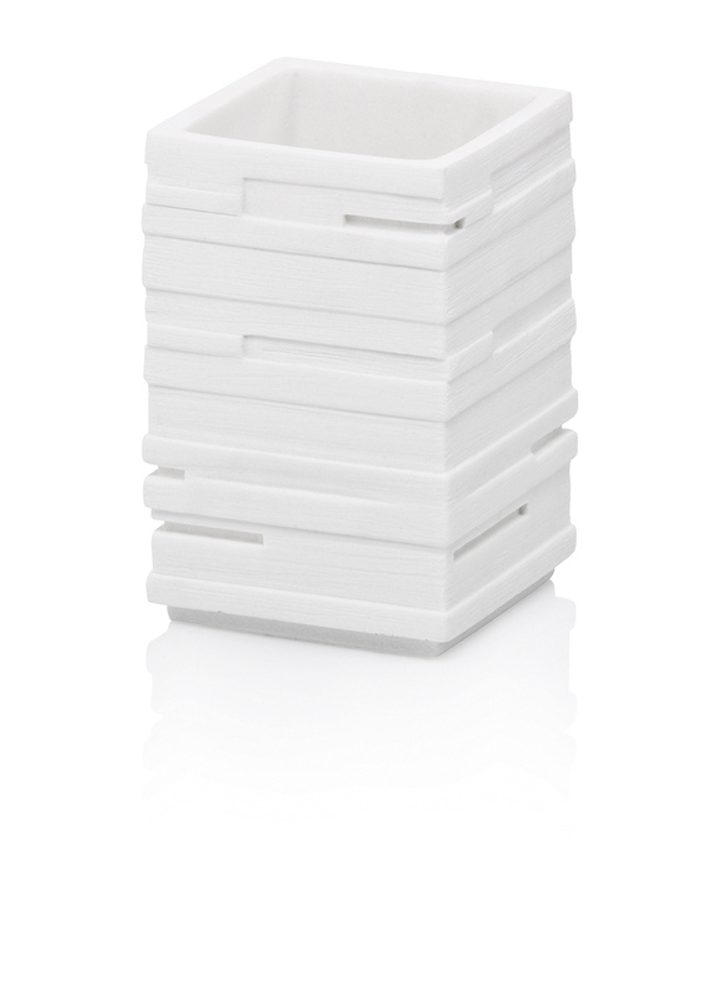 Levně KELA Hrnek Posidon polyresin bílá KL-24005