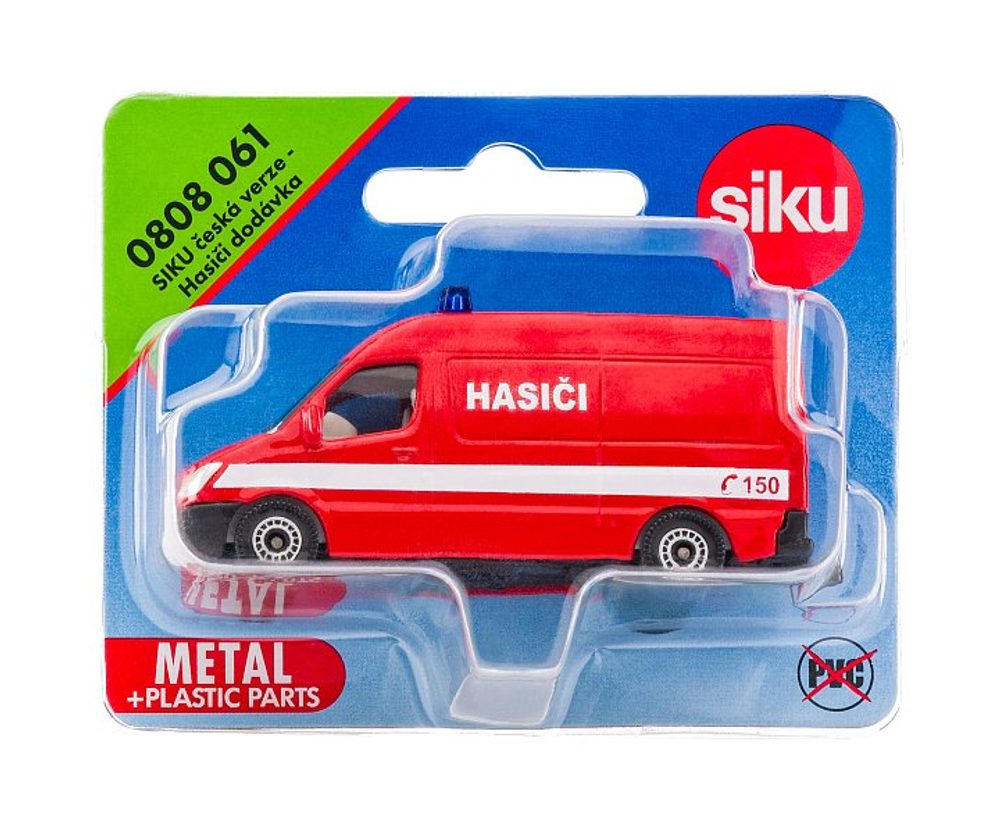 Levně SIKU česká verze - hasiči dodávka