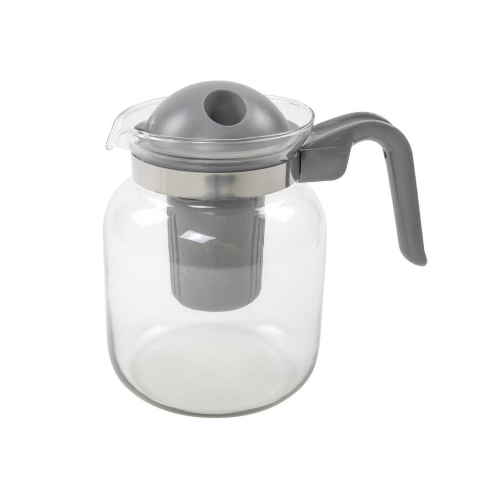 Levně HIT Konvice na čaj z varného skla louhovací 1,5 l HT-22170670