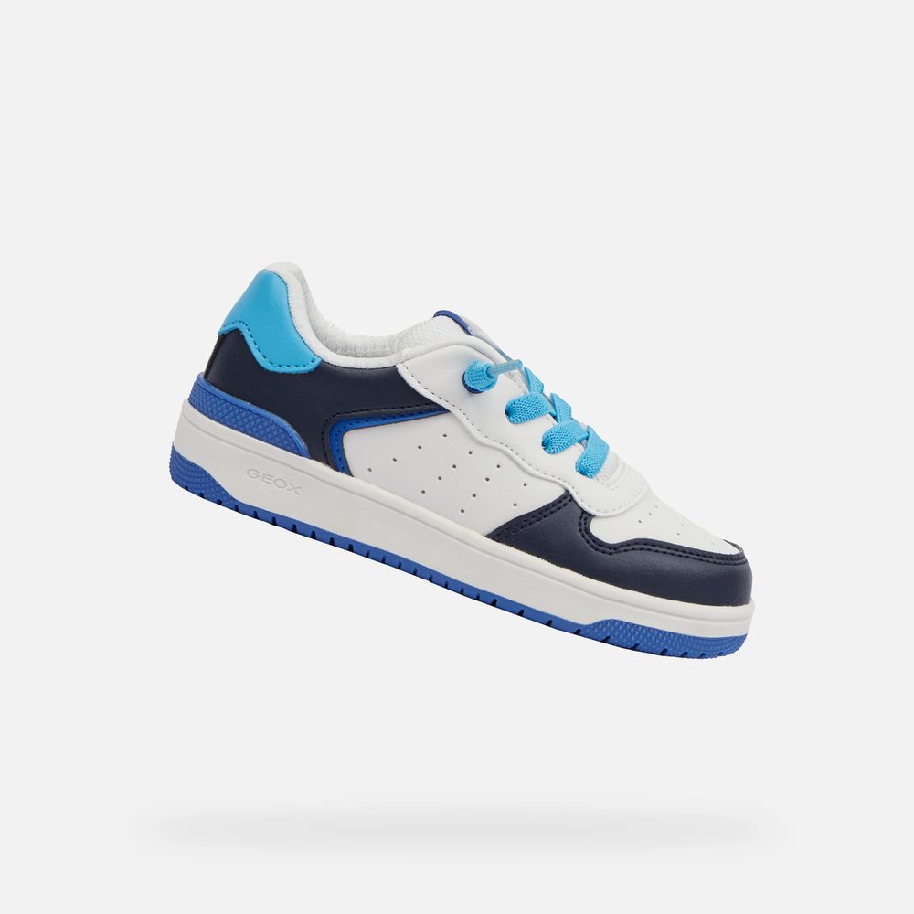 Levně Bílé chlapecké tenisky Geox Washiba - 24