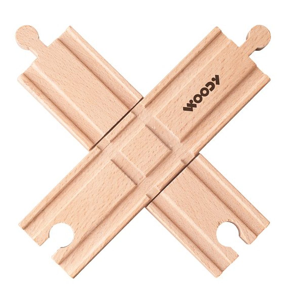 Levně WOODY Příslušenství k dráze "Křižovatka"