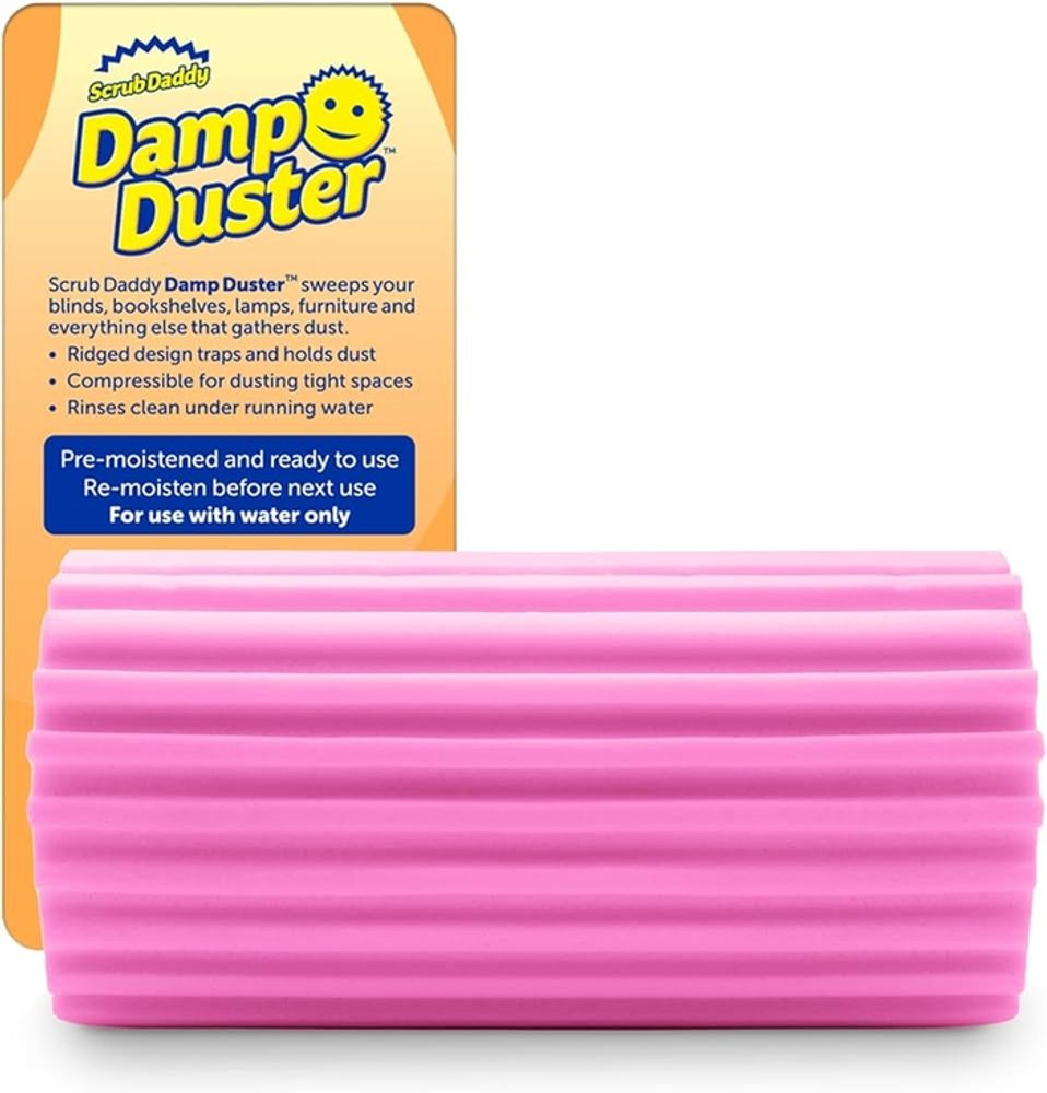 Levně houba DAMP DUSTER růžová na prach