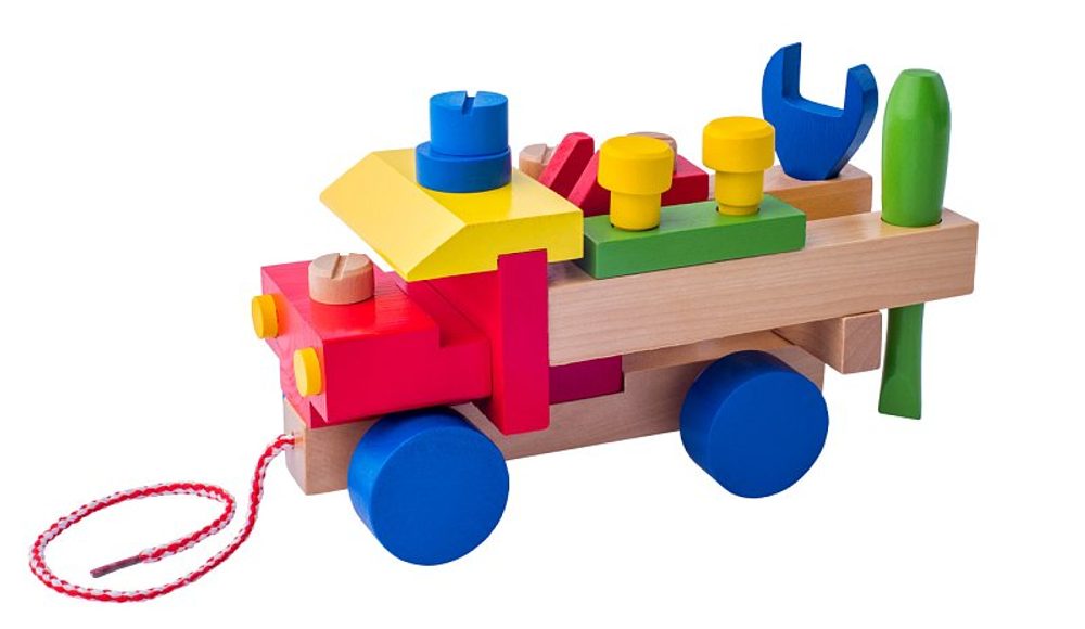 Levně WOODY Montážní auto