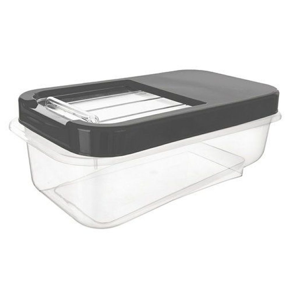Levně box 35x20x13, obdélník 5 l šedá, plast