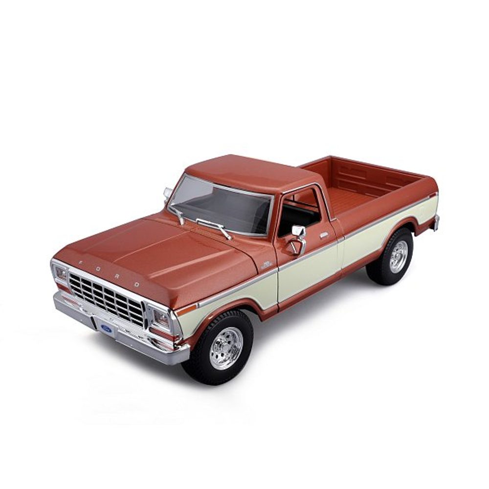 Levně Maisto - 1979 Ford F150 Pick-up, metal hnědá, krémová, 1:18