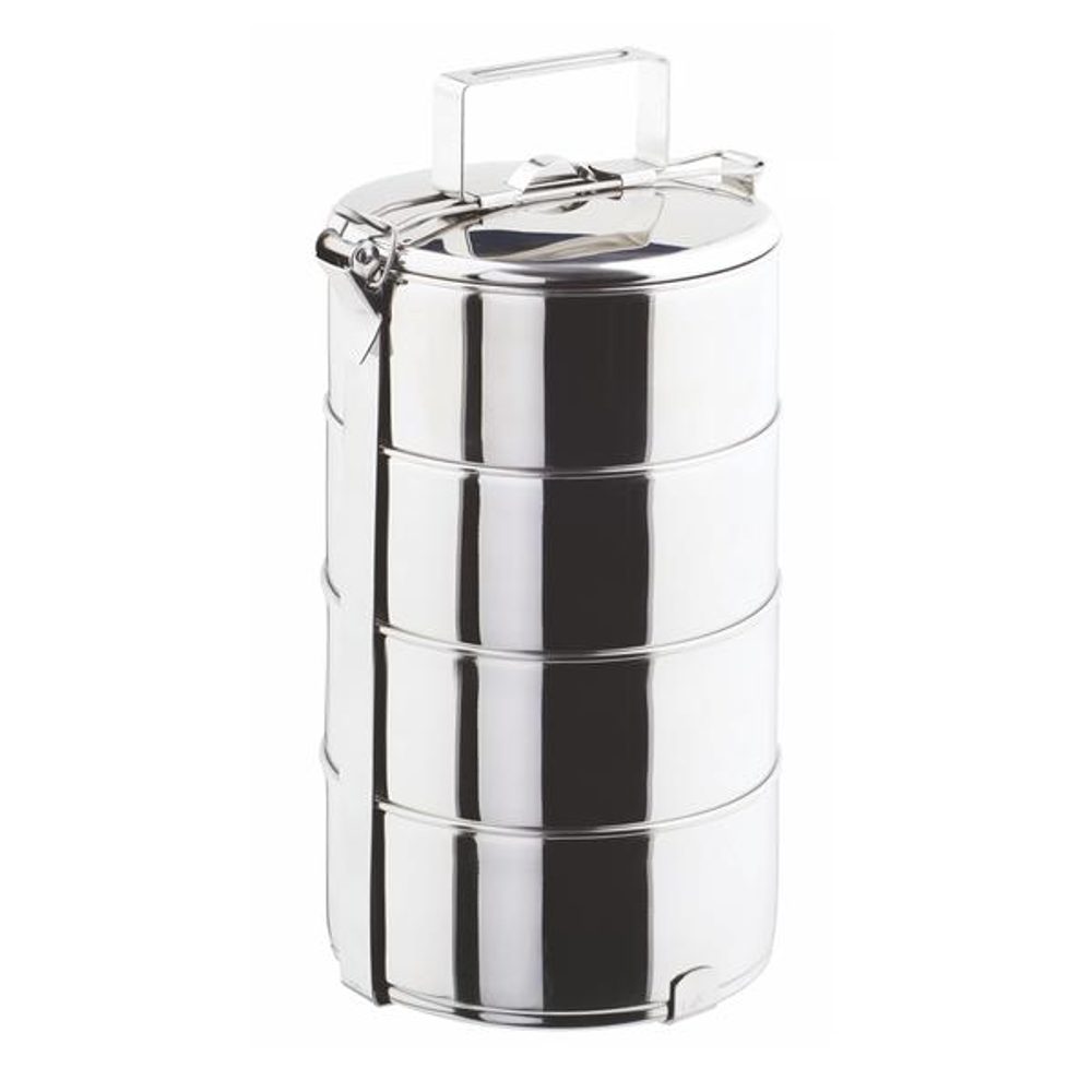 Levně TORO Jídlonosič TORO, čtyři patra, objem 4x1,25 l, průměr 16 cm