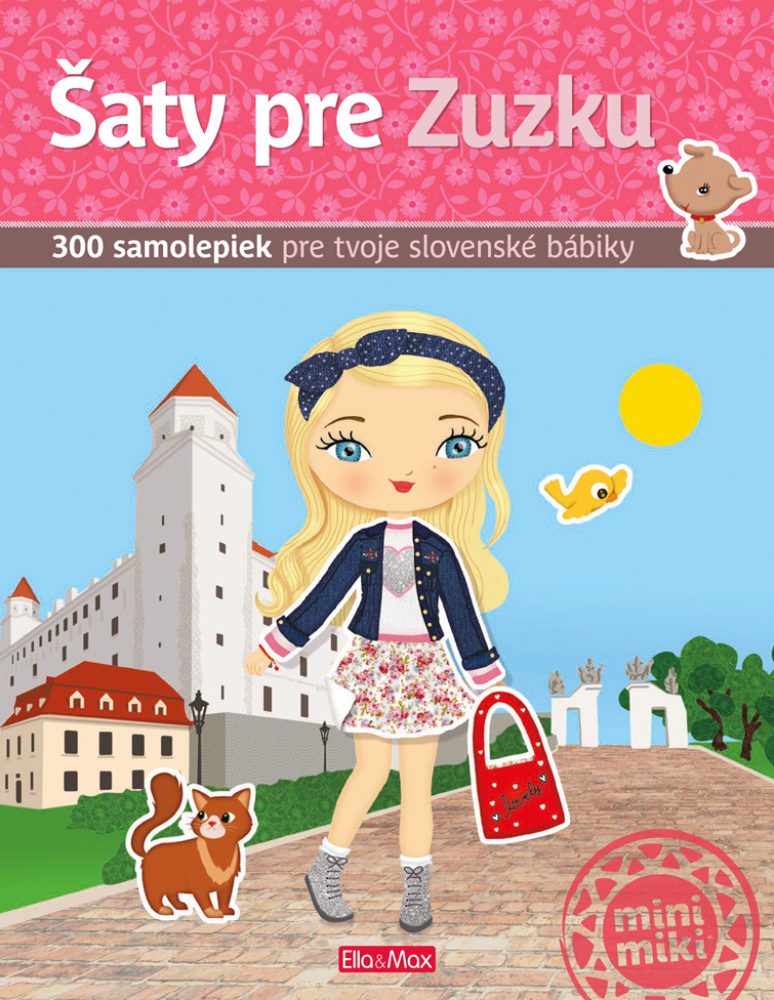 Levně Presco Group Šaty pre ZUZKU – Kniha samolepiek