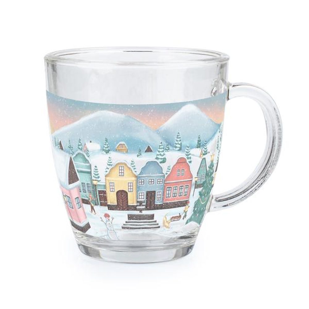 Levně TORO HRNEK VESNIČKA, SKLO 350 ML