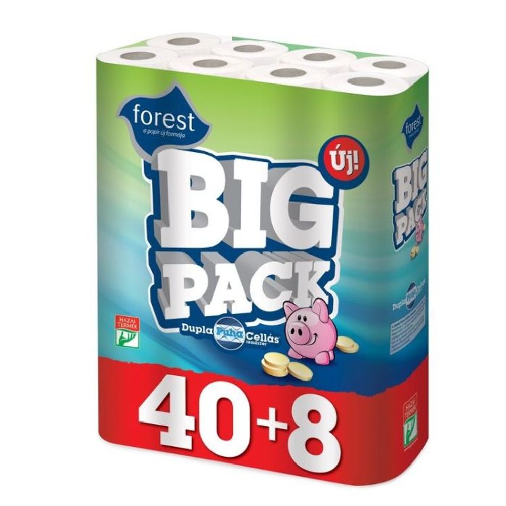 Levně papír toal. 40+8rolí, BIG PACK, 2vr.,15,5m