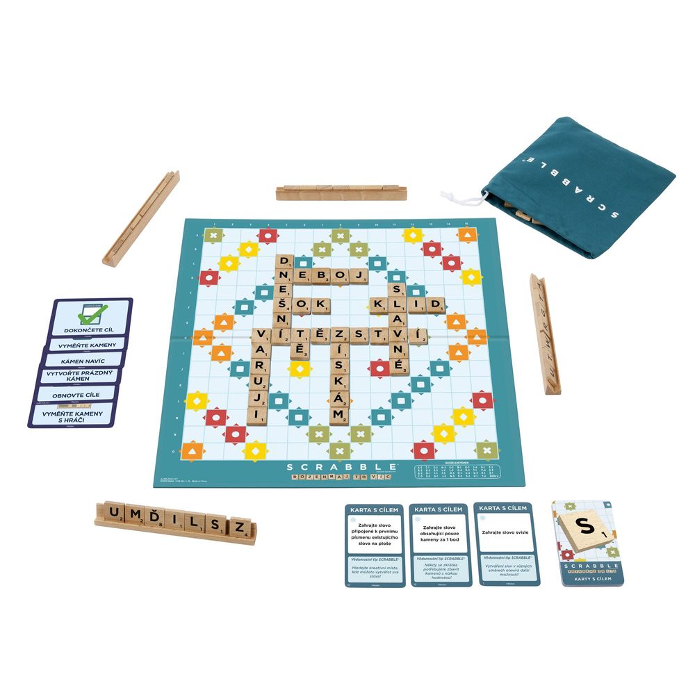 Levně SCRABBLE DŘEVĚNÁ EDICE CZ