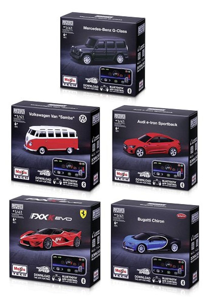 Levně Maisto RC - 1:41 DIE-CAST METAL se světly, XTR, Bluetooth 5.0, USB, assort