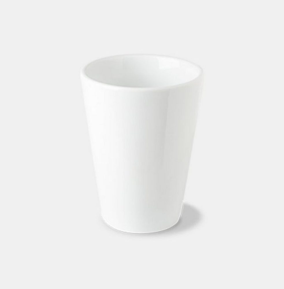 Levně kelímek 0,28l OTO-6ks-d 8,3x10,4cm, 2.jak. bílý čes.porcelán