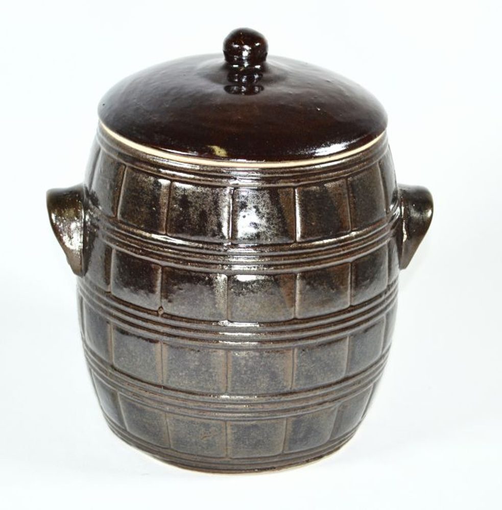 Levně soudek 4,0l+víko, keramika