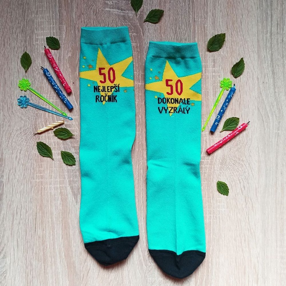 Levně Vtipné ponožky - 50 Nejlepší ročník - 39-42