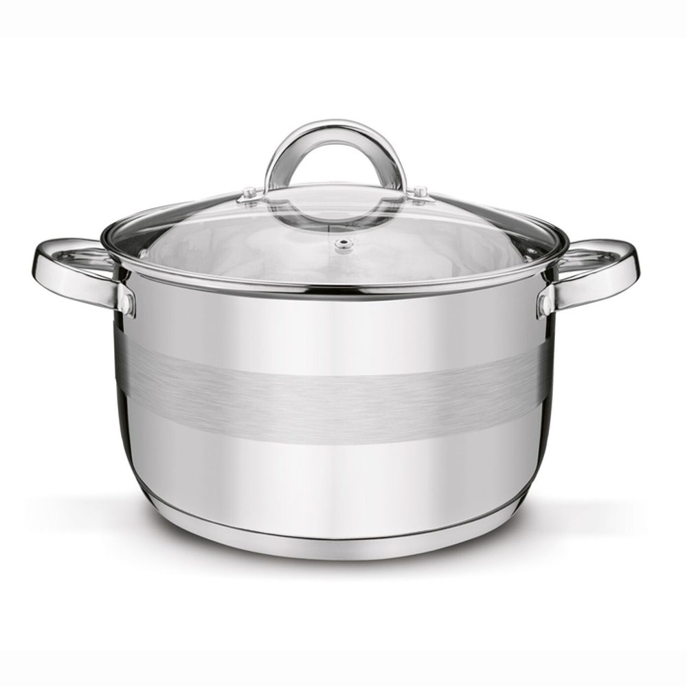 Levně hrnec d24cm+PO sklo, ( 5,0l) ROGER, indukce, NR