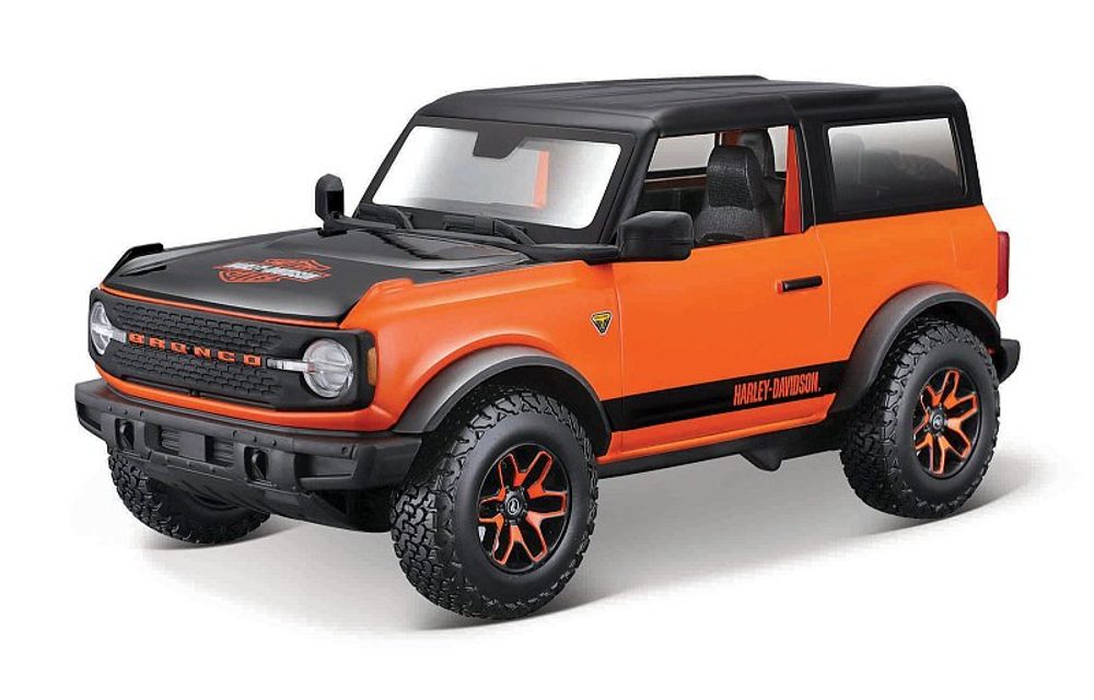 Levně Maisto - Harley-Davidson Custom, 2021 Ford Bronco, 1:24