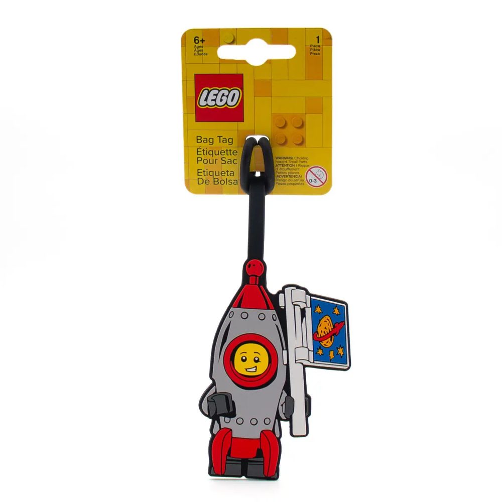 Levně LEGO Iconic Jmenovka na zavazadlo - Raketa