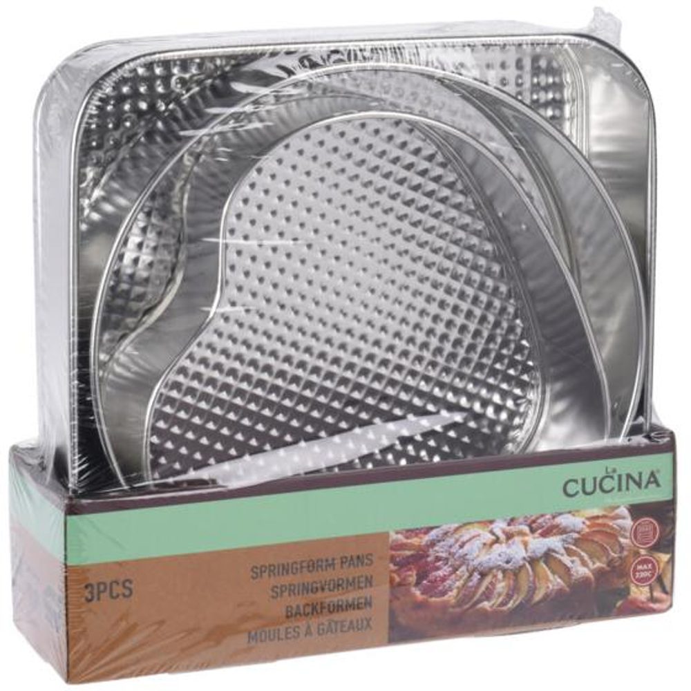 Levně EXCELLENT HOUSEWARE Sada pečících forem 3 ks KO-170456380