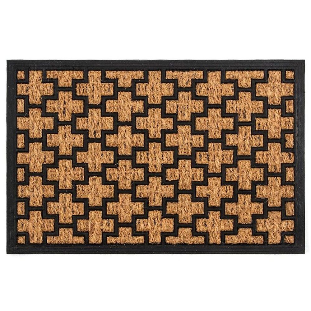 Levně rohož 60x40cm CRISS-CROSS, PP+kokos