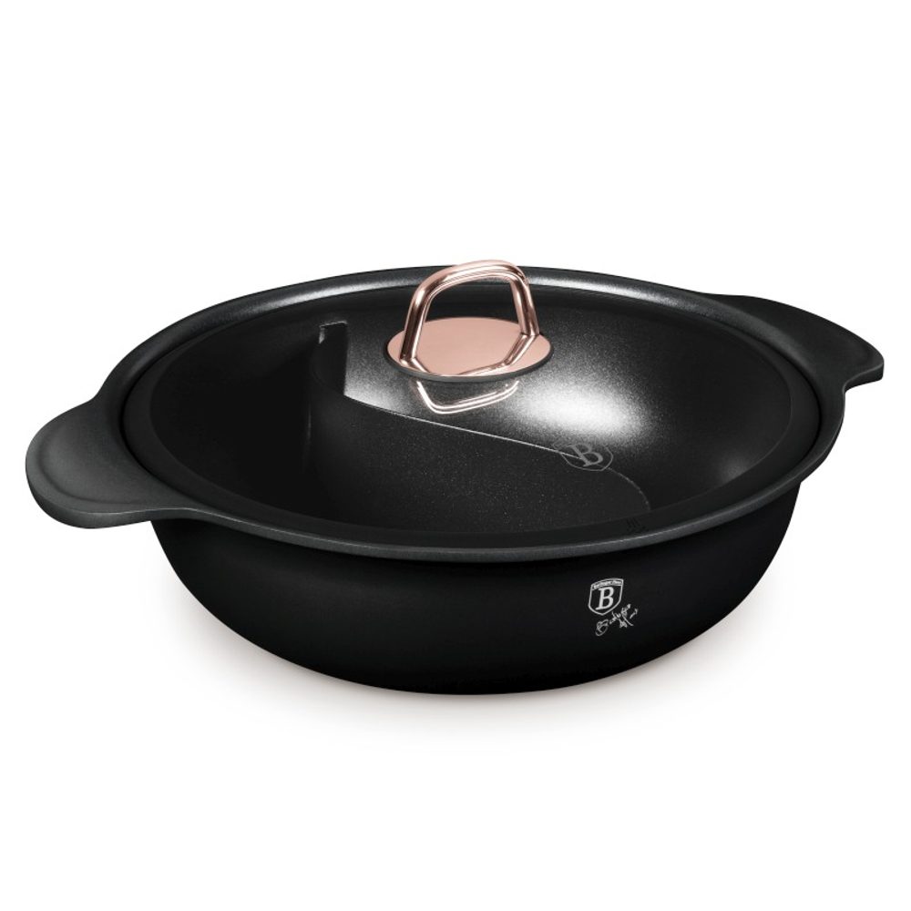 Levně BERLINGERHAUS Hrnec na pečení s poklicí 30 cm Black Rose Collection BH-8627