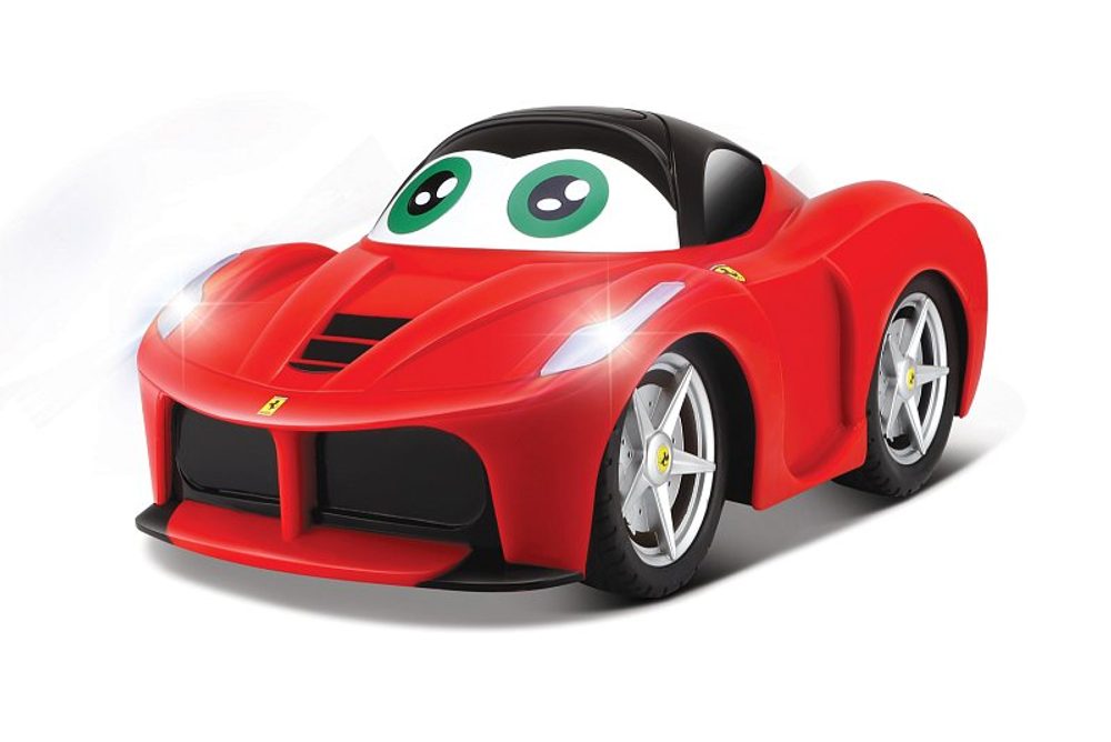 Levně Maisto - BJUNIOR BB Junior RC - LaFerrari se světly a zvuky, dálkový ovladač volant, červená, 27MHz
