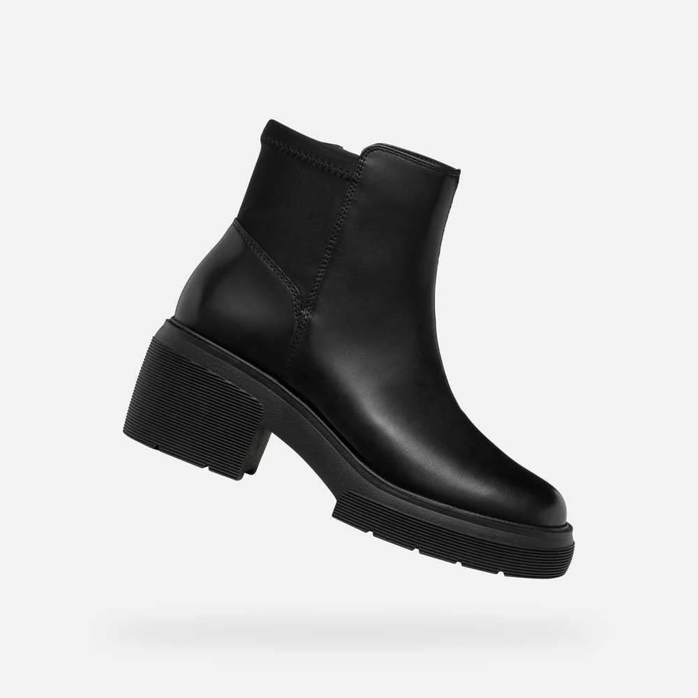 Černá dámská kotníková obuv Geox Spherica EC15 - 35