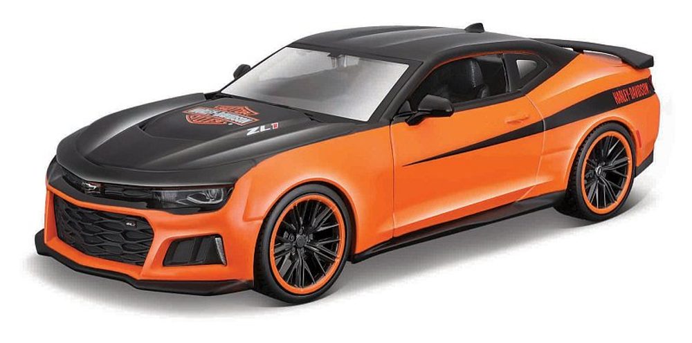 Levně Maisto - Harley-Davidson Custom, 2017 Chevrolet Camaro ZL1, 1:24