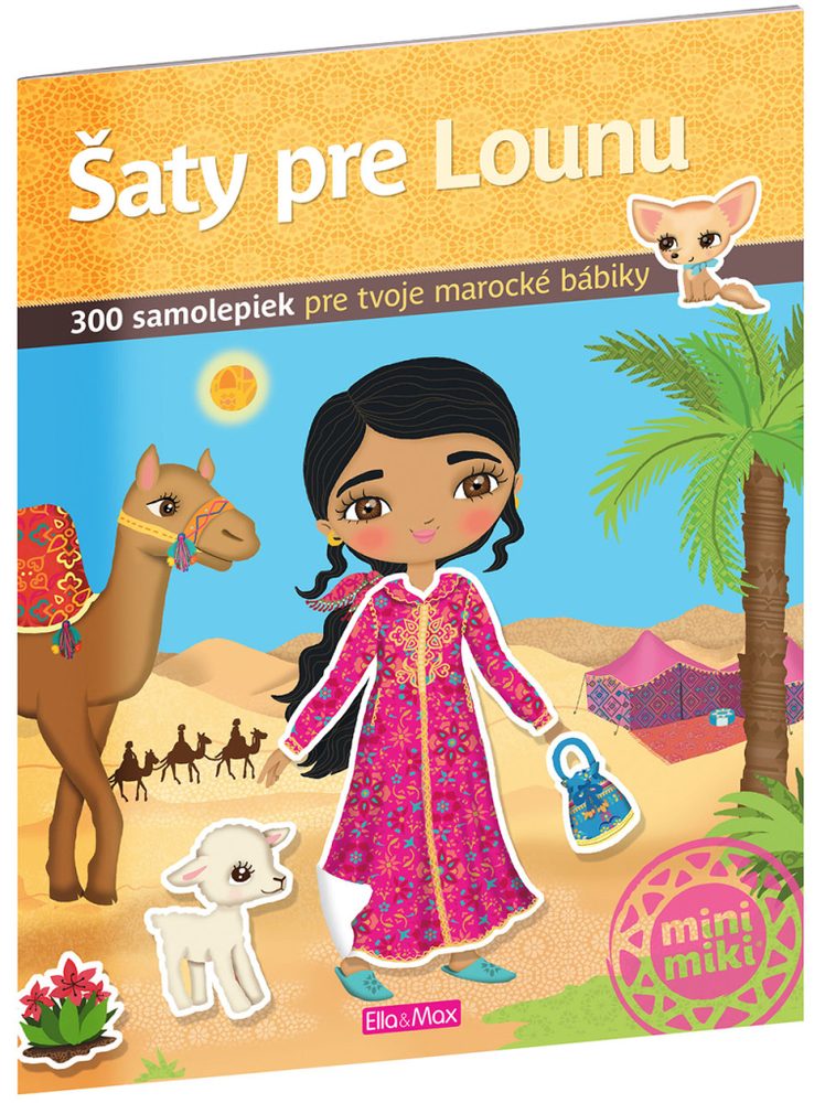 Levně Presco Group Šaty pre LOUNU – Kniha samolepiek