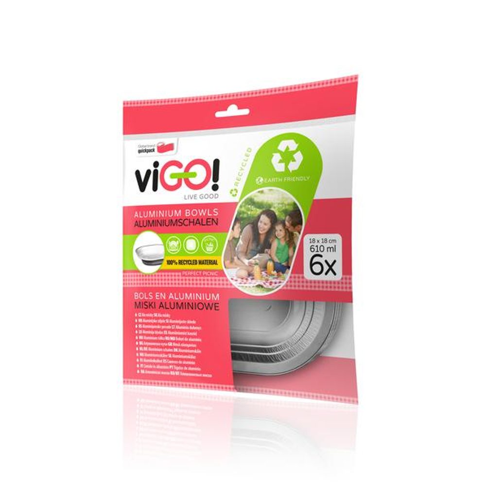 Levně VIGO! MISKA ALU 18CM, H 3,4 CM, 6 KS