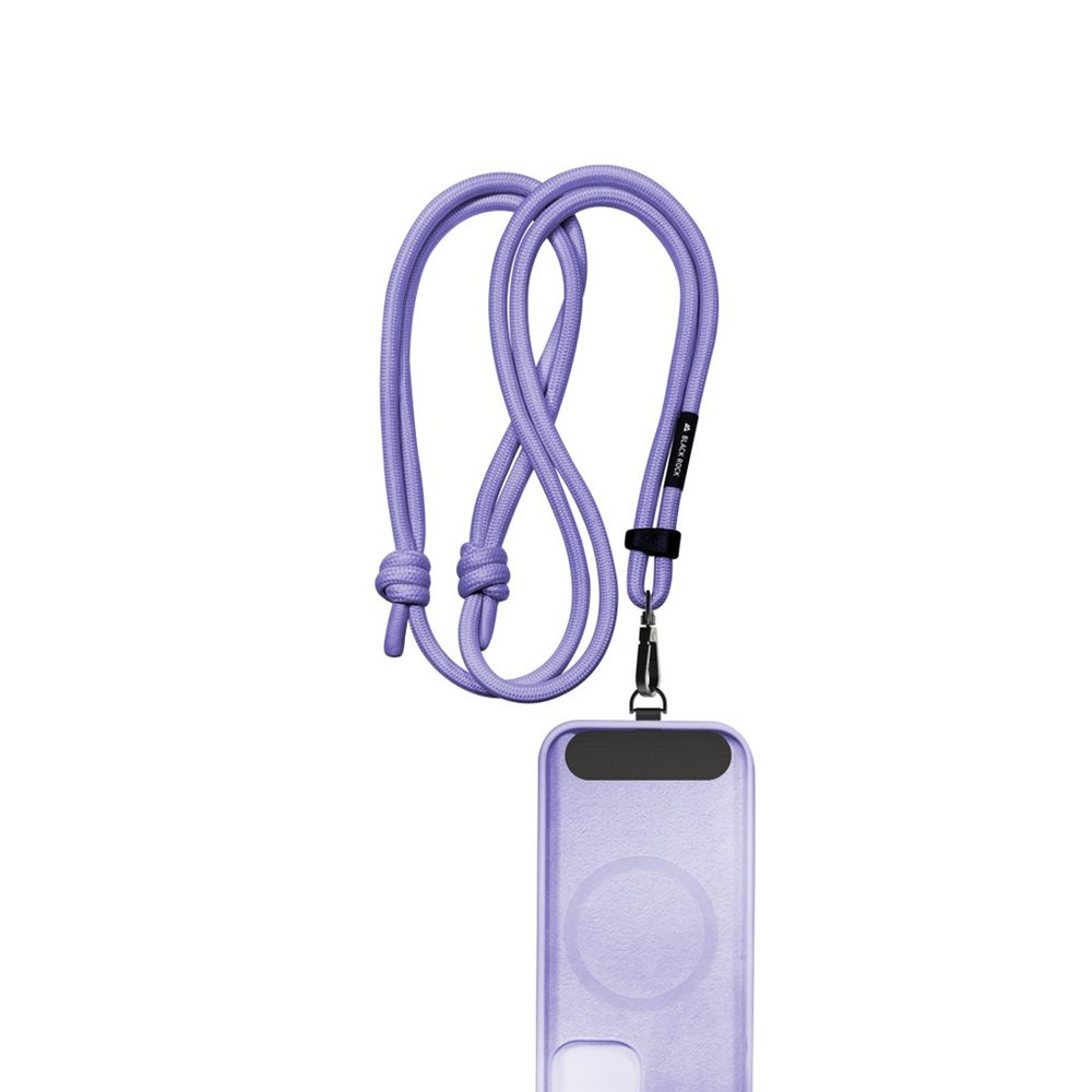 Levně Black Rock Universal Lanyard, šňůrka na mobil, s karabinkou, 30-60 cm, fialová