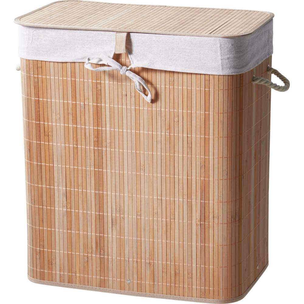 H & S COLLECTION Bambusový koš 50 x 30 x 60 cm KO-KR9000100
