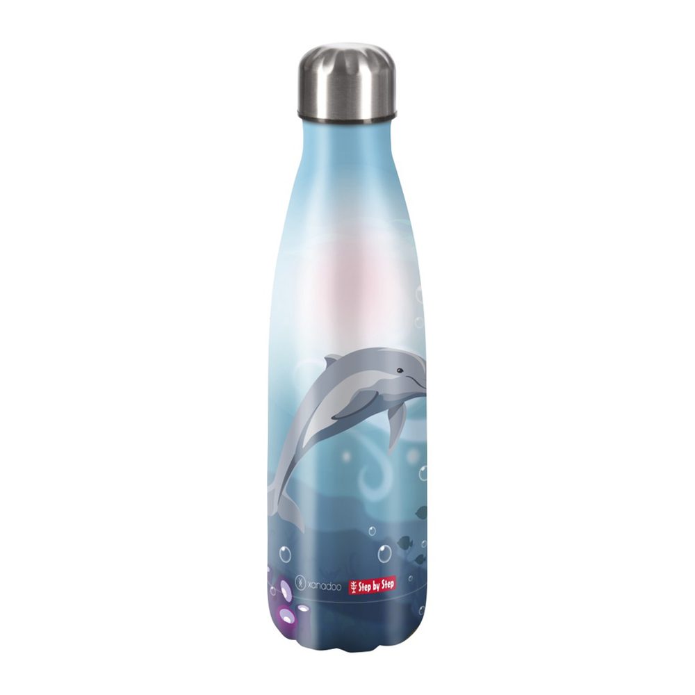 Levně Izolovaná láhev na pití z nerezové oceli 0,5 l, Dolphin Pippa