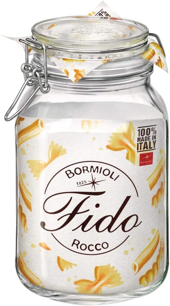 Levně dóza 2,00l FIDO-Bormioli, 12,5x12,5x22cm, patentní sklo