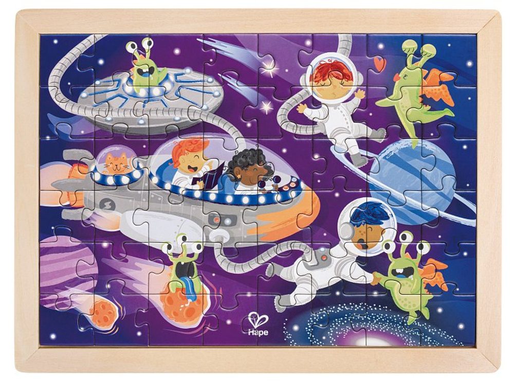 Levně Hape Puzzle - Vesmír