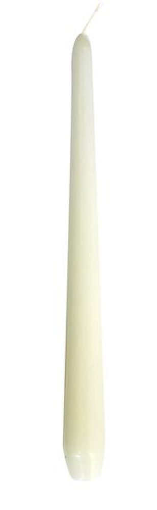 Levně Provence Svíčka kónická bílá, 24,5cm