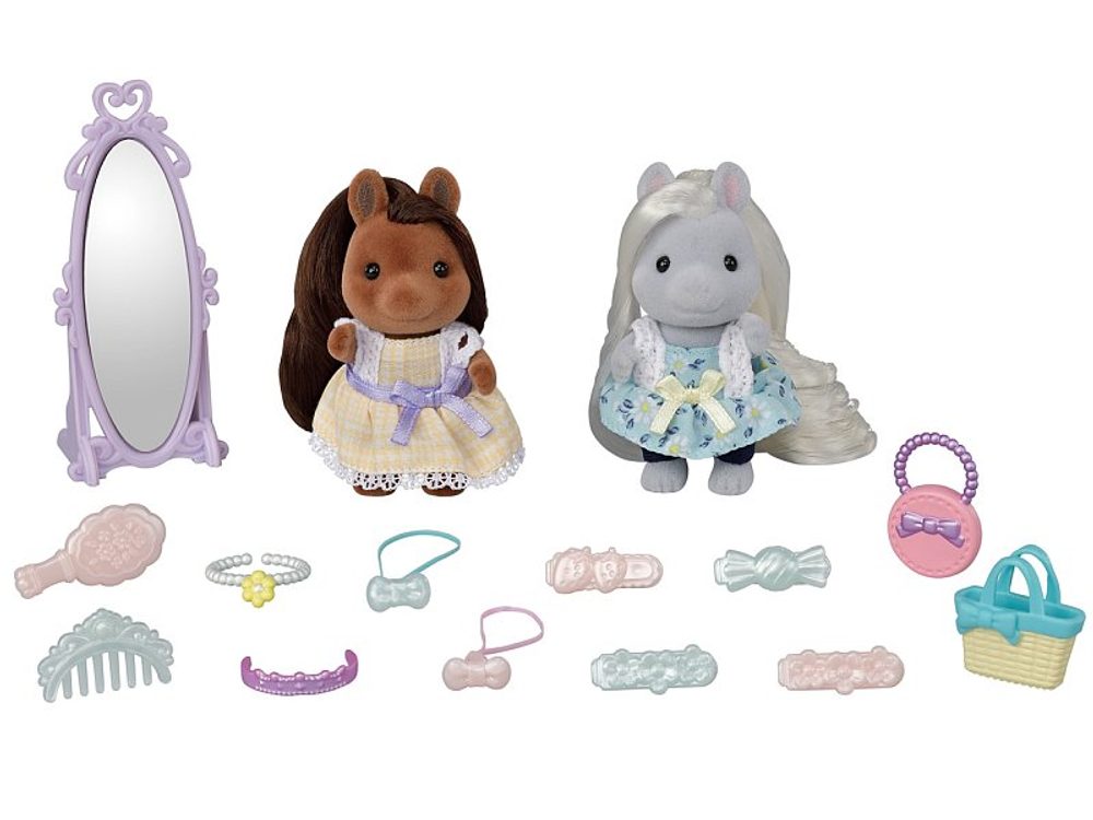 Levně Sylvanian family Poníci kamarádi v kadeřnictví