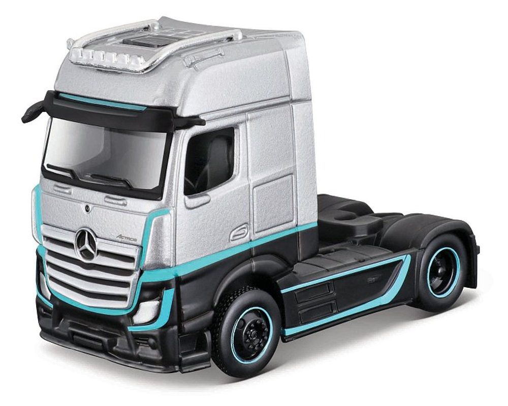 Levně Maisto - Custom Rigs-Marcedes-Benz Actros 1851, stříbrno-černá, 1:64
