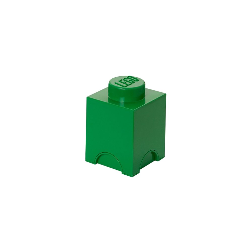 Levně LEGO úložný box 1 - tmavě zelená