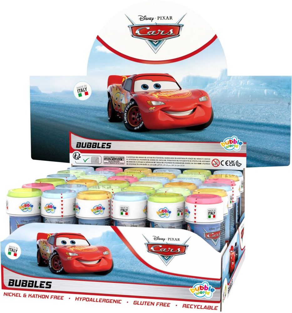 Levně Dulcop bublif Bublifuk Cars 60ml (dis. 36 ks)
