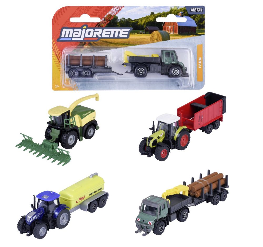 Levně Farmářské vozidlo kovové, 5 druhů