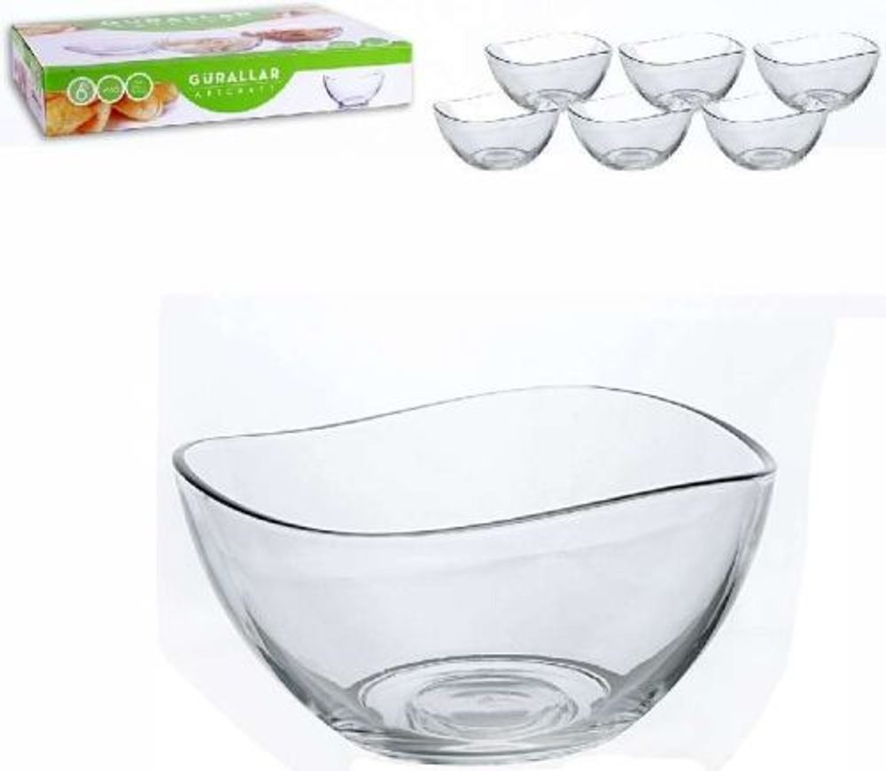 Levně miska 315ml, 6ks, VIRA kompot., sklo